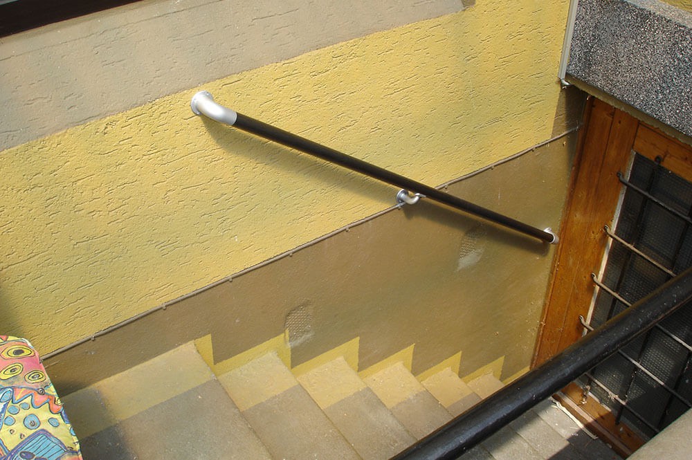 Flexofit Handlauf Beispiele im Aussenbereich