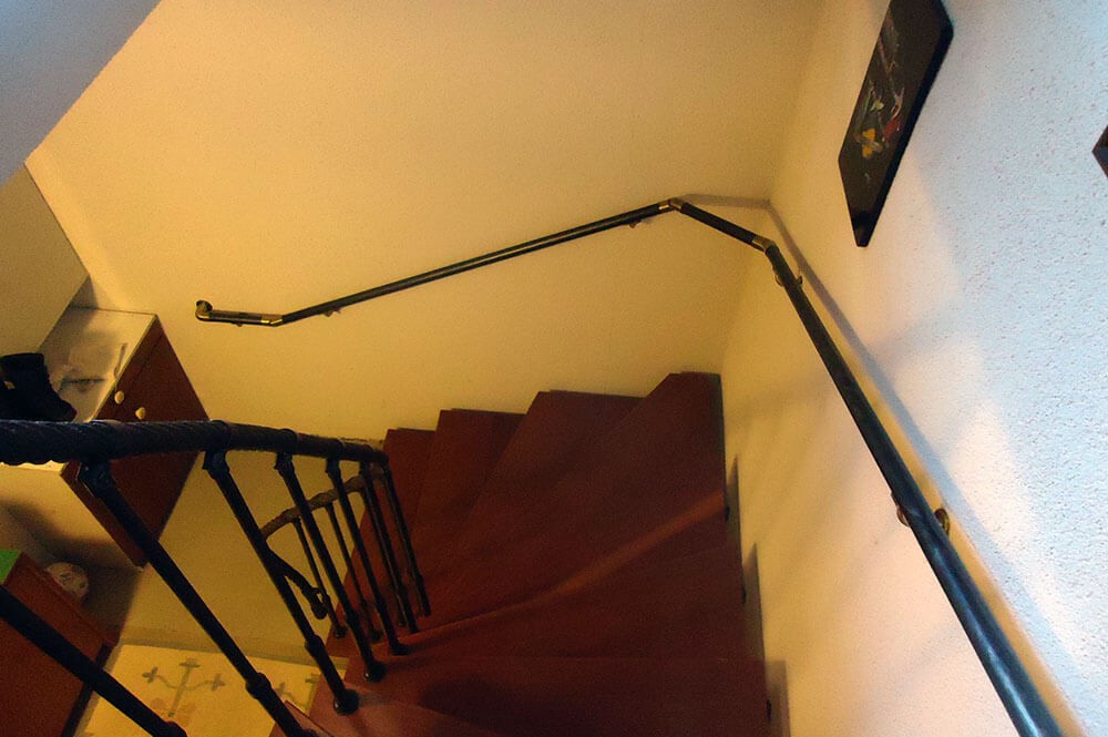 Handlauf an Wendeltreppe